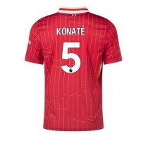 Camisa de time de futebol Liverpool Ibrahima Konate #5 Replicas 1º Equipamento 2024-25 Manga Curta